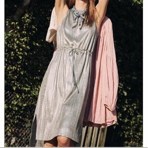 Anthropologie | Dresses | White Lace Button Front Anthropologie Slip Dress  | Poshmark
